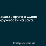 Площадь круга и длина окружности на Java
